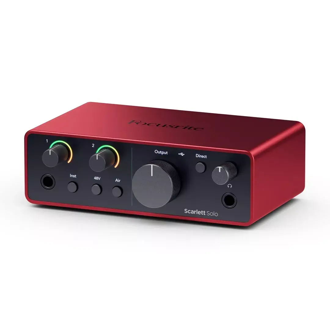 Focusrite Scarlett Solo 4‑го поколения аудиоинтерфейс Photo 3