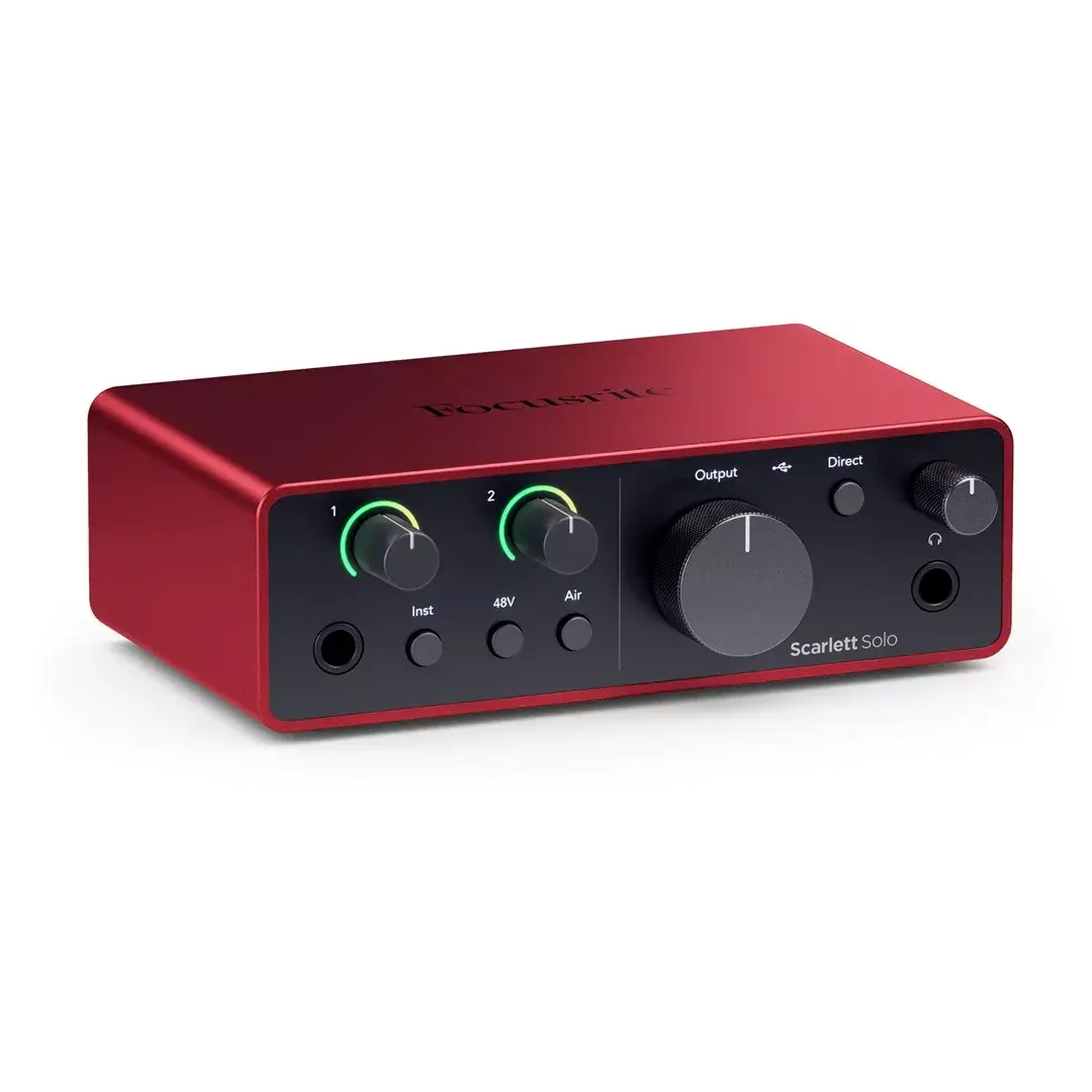 Focusrite Scarlett Solo 4‑го поколения аудиоинтерфейс Photo 4