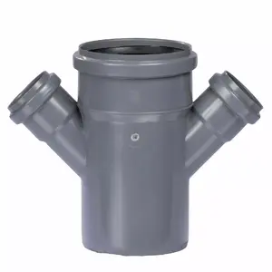 Pipe fitting ARMAKAN Krustgabals PP 110×50×50/45, polypropylene tee 45° transition