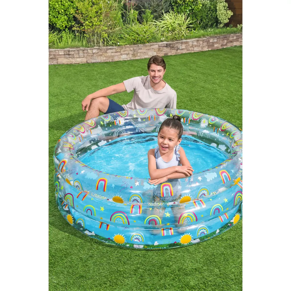 Triton Rainbow Splash Inflatable Kids Pool 1.50 m Photo 7