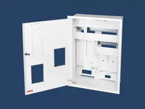 KARWASZ RW-2L-P Z/O Flush-Mounted Meter Cabinet for 2 Meters, 3-Phase, 18 Modules, IP30