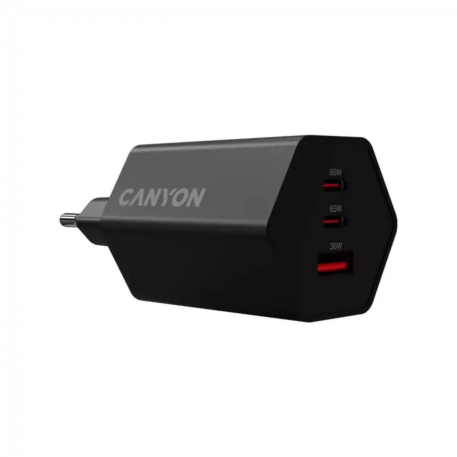 Зарядное CANYON HEXAGON 65 GaN 65W Photo 2