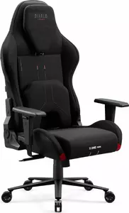 Gaming chair Diablo Chairs X-One PRIME Burned black — ergonomic gaming seat, high-back design