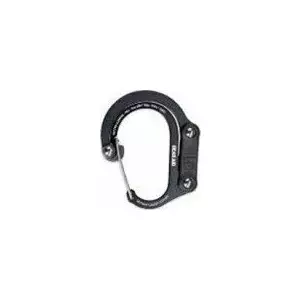 Карабин-держатель Gear Aid Heroclip Mini Stealth Black — компактный многоугловой крюк для снаряжения и сумок