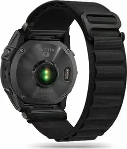Ремешок Tech-Protect из нейлона для Garmin Fenix 3/3HR/5X/5X Plus/6X/6X Pro/7X — чёрный