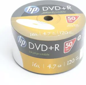 Optical Disc Media HP DVD+R 4.7 GB 16x 50-pack (HPP1650+)