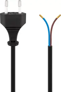 Power cable GOOBAY 50085 — 1.5 m, Black, Connector CEE7/16, 250 V