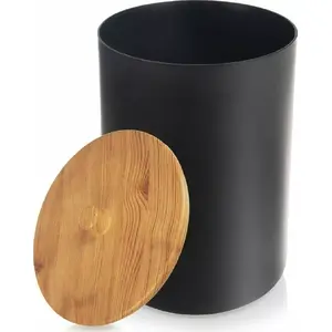 Trash bin ORION Ori_731716 black — compact household waste container