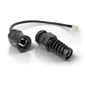 Networking cable QuWireless QRJ45 RJ-45 RJ-45 0.16 m Black