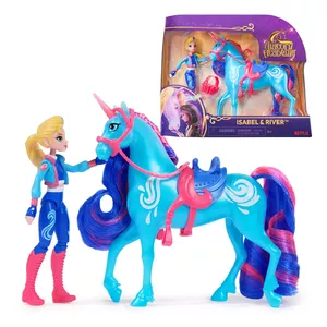 Fashion doll Spinmaster Unicorn Academy Isabel & River — 115 mm, female, for ages 4+