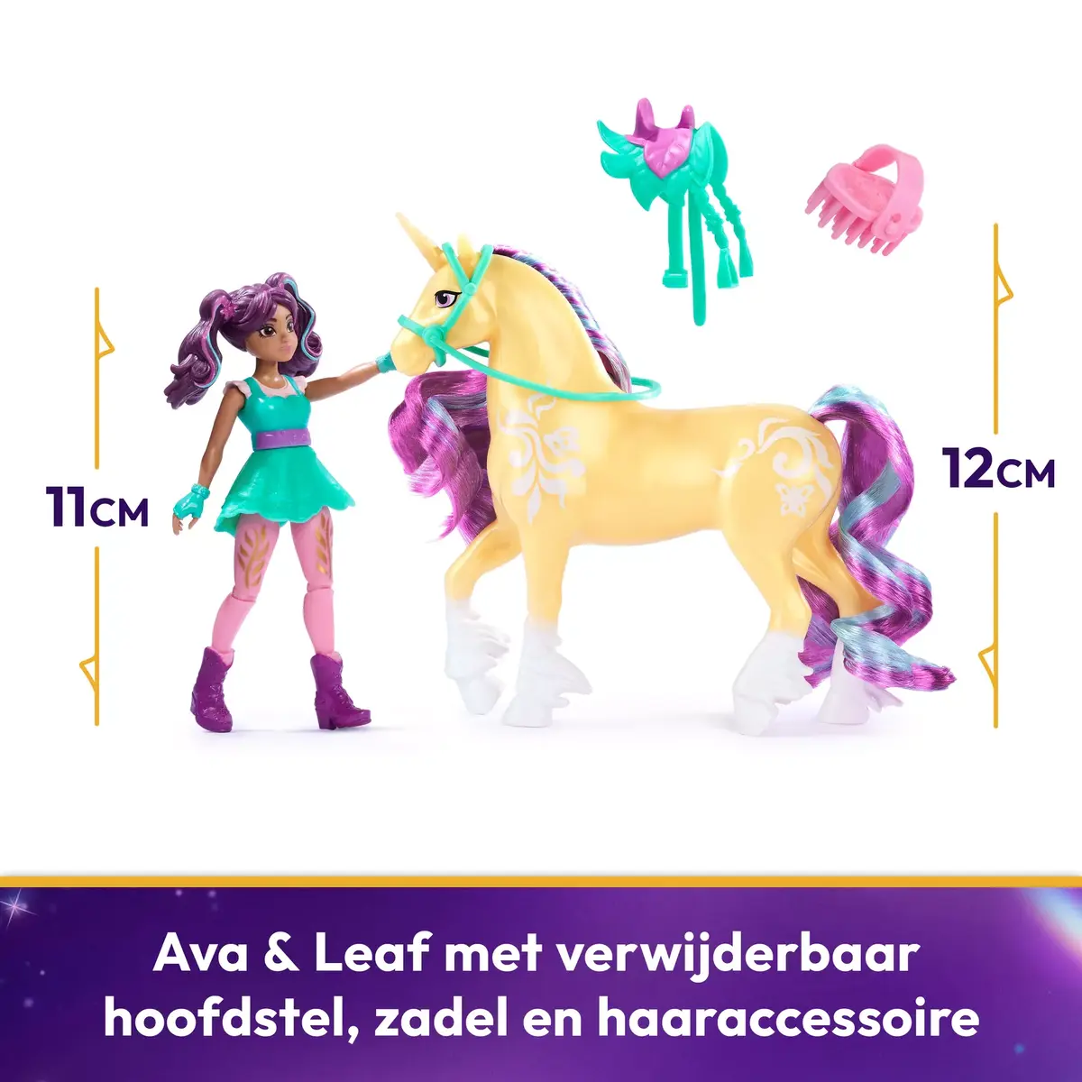 Spinmaster Unicorn Academy Ava & Leaf fashion doll 115 mm Photo 3