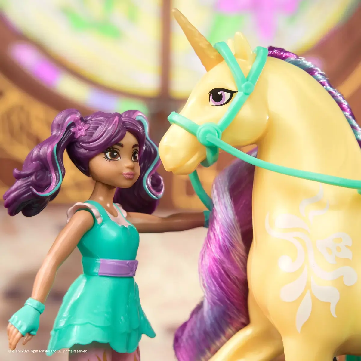 Spinmaster Unicorn Academy Ava & Leaf fashion doll 115 mm Photo 7