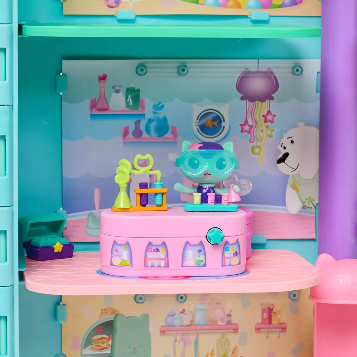 Экшен/Приключение Spinmaster Gabby's Dollhouse BobbleK Kitty MerCat Potion Pack Photo 3