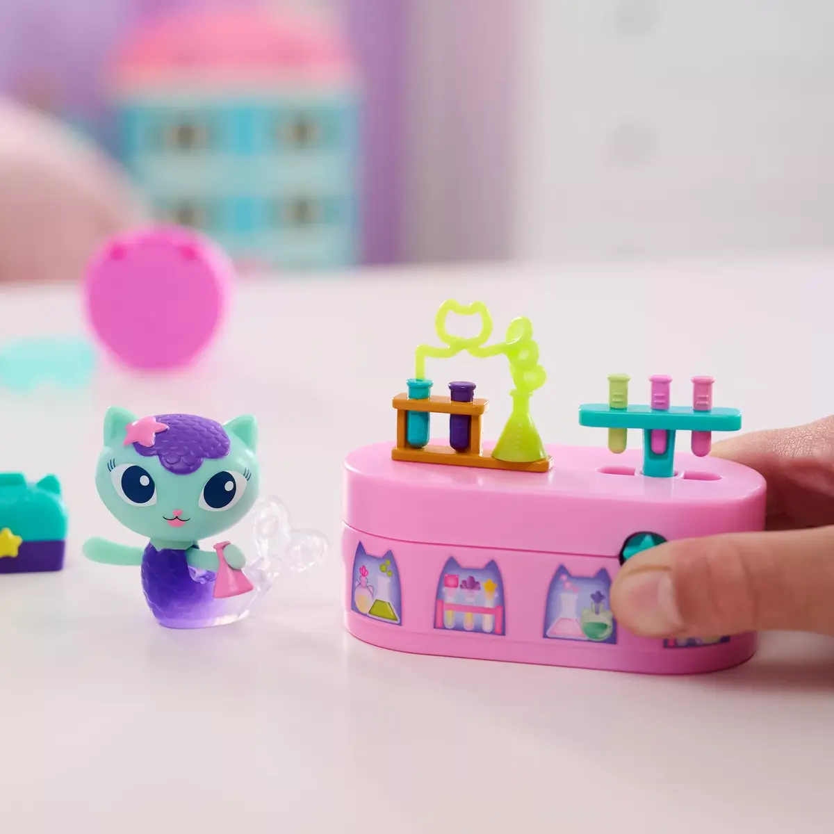 Экшен/Приключение Spinmaster Gabby's Dollhouse BobbleK Kitty MerCat Potion Pack Photo 4