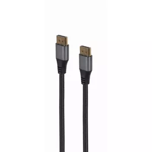 DisplayPort kabelis Cablexpert CC-DP8K-6 1.8 m, DisplayPort uz DisplayPort, melns, Ø 7.5 mm