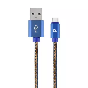 USB 2.0 cable Cablexpert CC-USB2J-AMCM-1M-BL — USB A to USB C, 1 m, blue