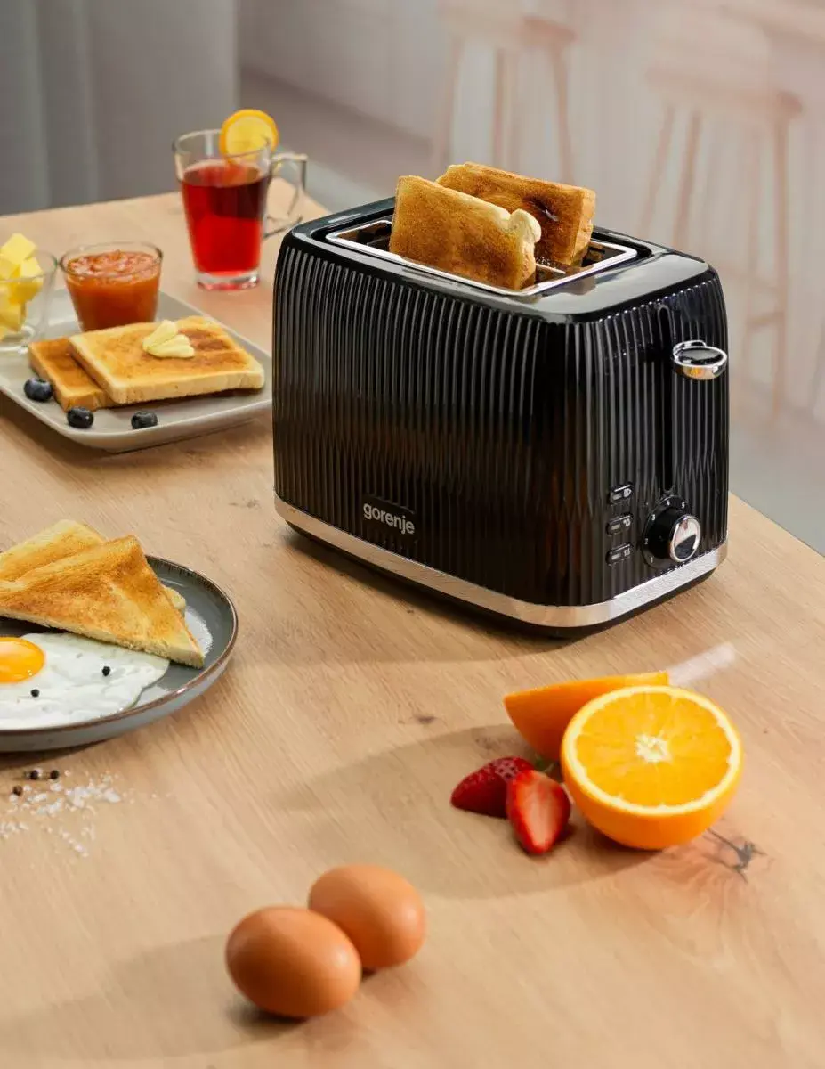 Тостер Gorenje T850DPB — 2 слота, чёрный Photo 6