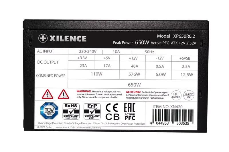 Блок питания Xilence Performance C XP650R6.2 Photo 5