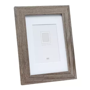 Single picture frame Deknudt S66KH3 P1 Grey Glass Wood 328x452 mm