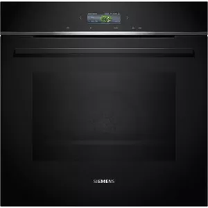 Built-in electric oven Siemens iQ700 HB734G1B1, 71 L, touch control, hydrolytic self-cleaning, Wi‑Fi, black