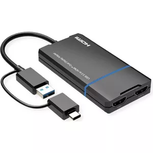 Display adapter VALUE Dual HDMI 4K30 1080p model 12.99.3206