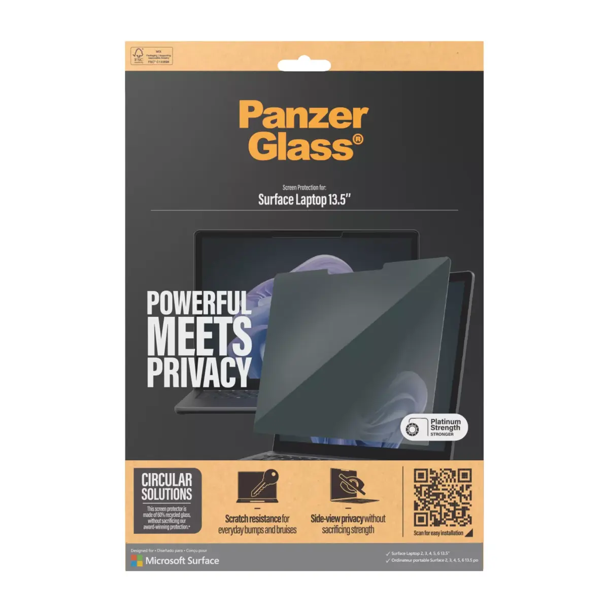 Privātuma filtrs PanzerGlass Microsoft Surface Laptop 13.5'' Photo 3