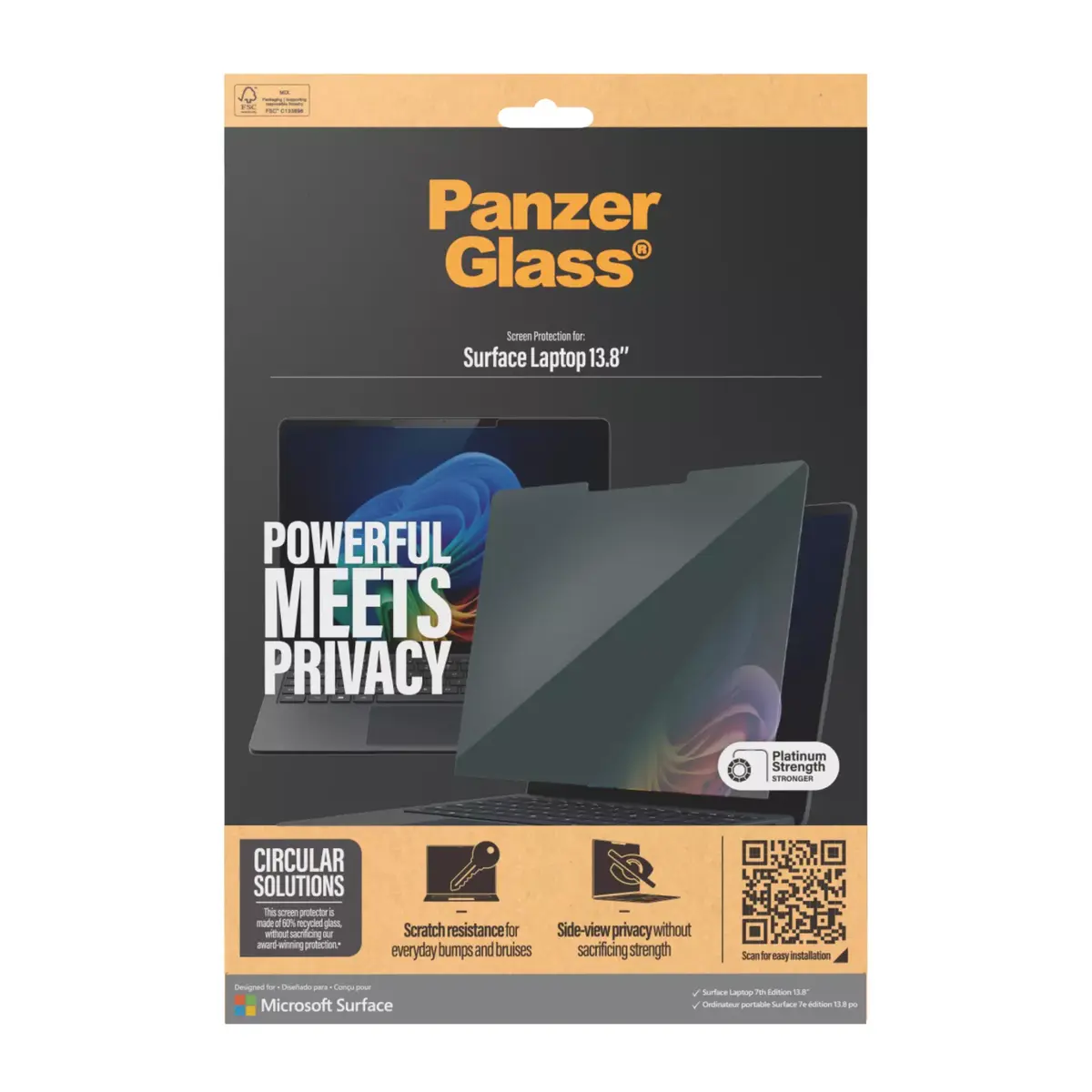 Privacy Screen Protector PanzerGlass Microsoft Surface Laptop 7th Edition Photo 3