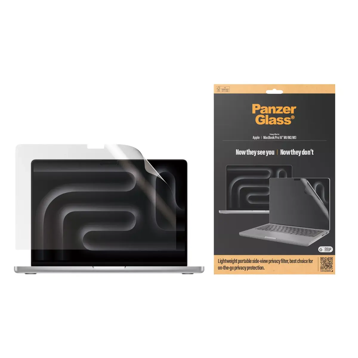 Ekrāna aizsargstikls PanzerGlass MacBook Pro 16" Photo 2
