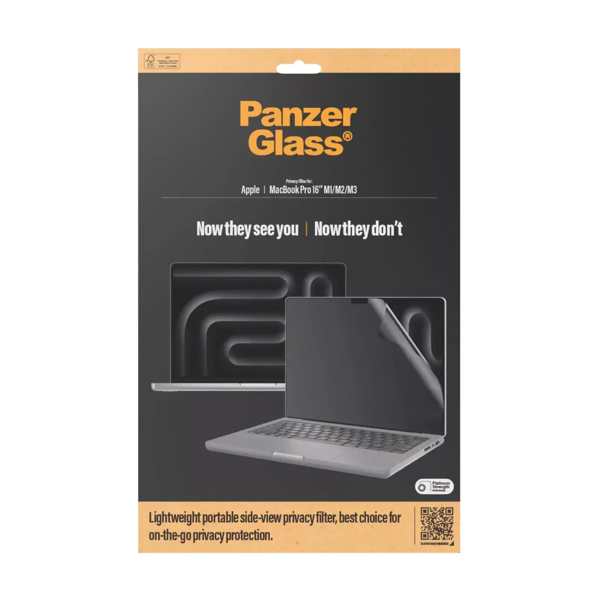 Ekrāna aizsargstikls PanzerGlass MacBook Pro 16" Photo 3