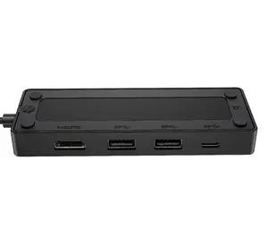 HP USB-C Travel Hub G3 vadu dokstacija ar HDMI un USB 3.2 Gen 2 Type-A un Type-C pieslēgvietām, kas atbalsta līdz 60 Hz atsvaidzes intensitāti