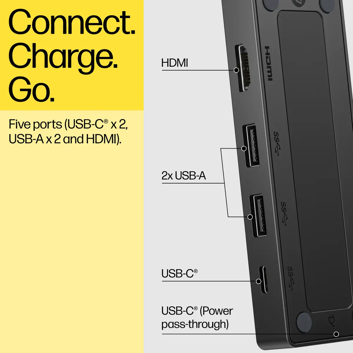 HP USB-C Travel Hub G3 porta replikators Photo 2