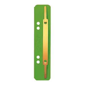 Clasp Fastener Leitz 37010055 Cardboard Metal Green 35mm x 158mm