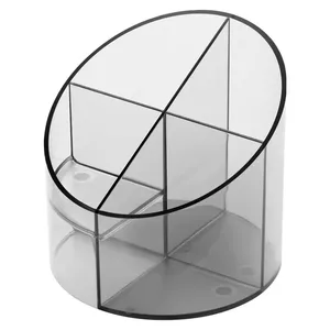Pen/Pencil Holder Helit H6390208 Plastic Grey Transparent 11 cm