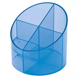 Pen/Pencil Holder Helit H6390230 Plastic Blue 11 cm Diameter 109 mm Height