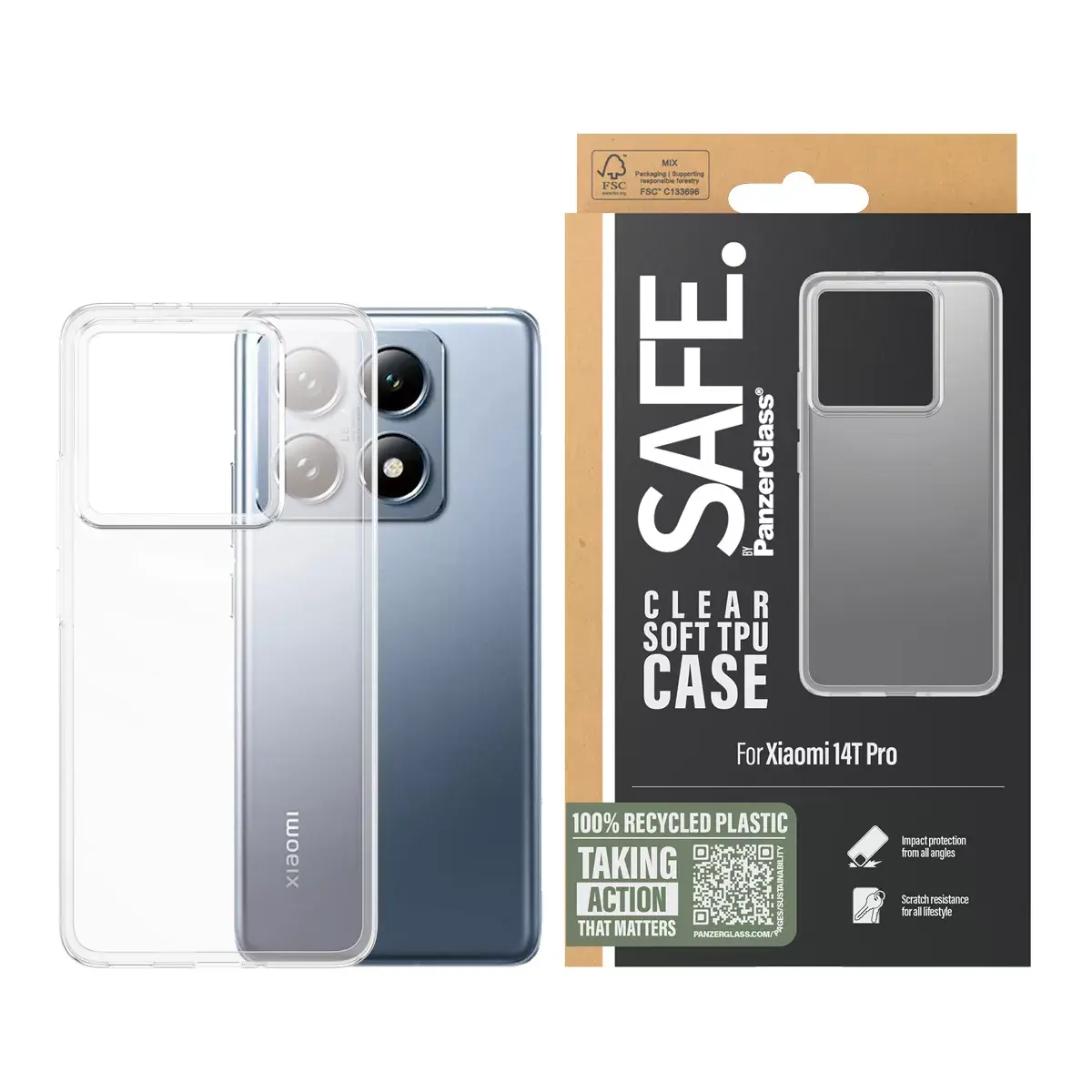 TPU vāciņš PanzerGlass Xiaomi 14T Pro 5G Photo 2