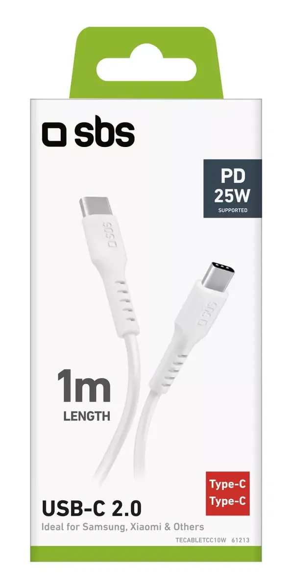 USB Cable SBS TECABLETCC10W Photo 2