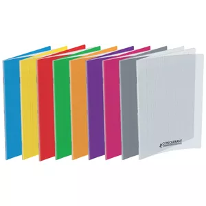 Writing Notebook Conquerant Cahiers Polypro 96 Sheets Grey