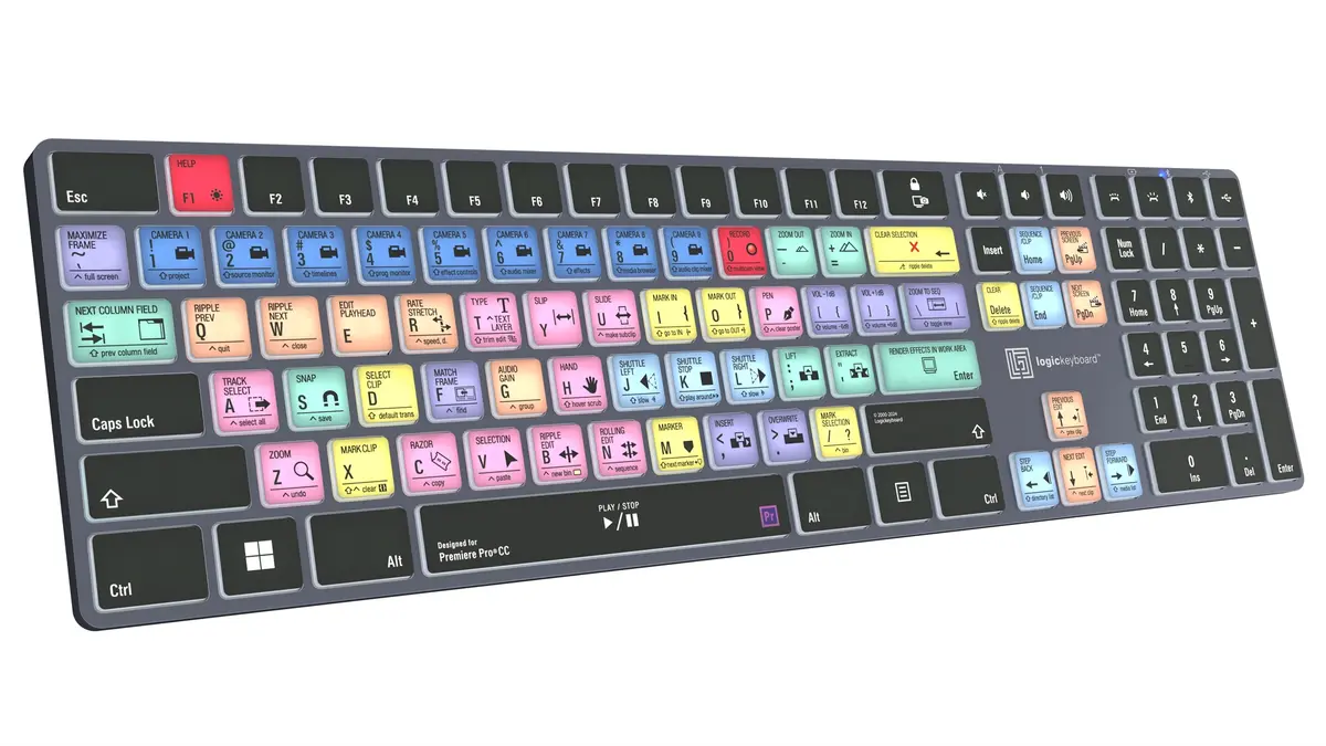 LogicKeyboard tastatūra Adobe Premiere Pro CC