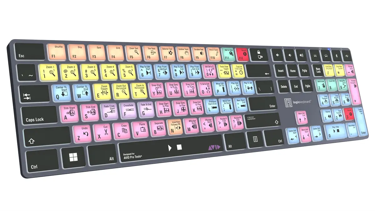 Klaviatūra LogicKeyboard Avid Pro Tools Titan