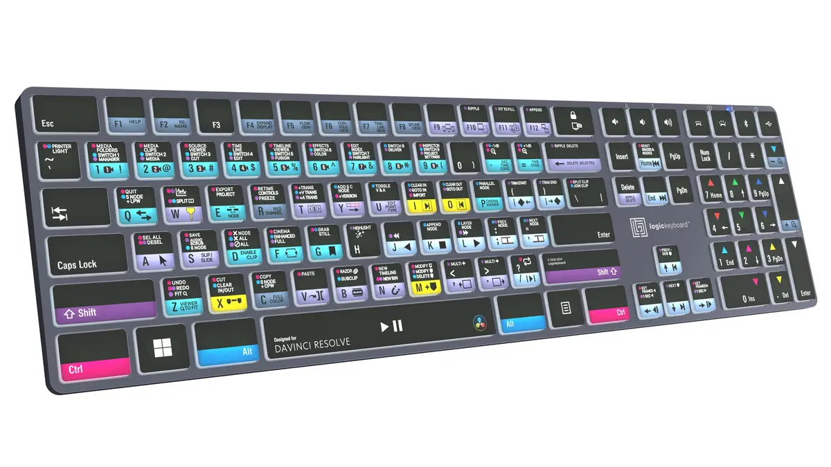 Klaviatūra LogicKeyboard Davinci Resolve Classic Titan