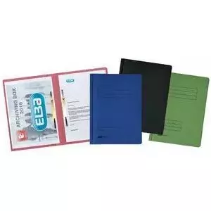 Elba Doppelhefter 23462 RO A4 red, heavy-weight 320 g/m² cover, double binder