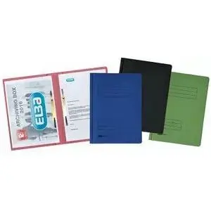 Elba stapled report cover A4 320 g/m² green, model 23462 GN