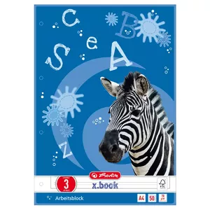 Writing notebook Herlitz 215038 A4 50 sheets Multicolour