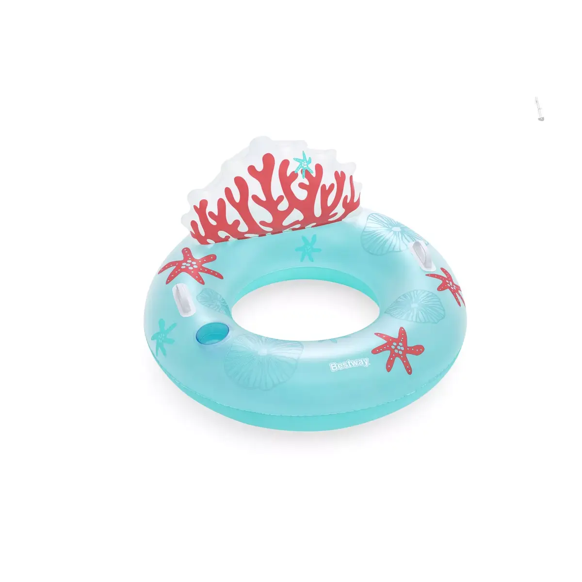 Inflatable Swimming Ring Bestway Coral Bliss 1.07x1.13 m Photo 2