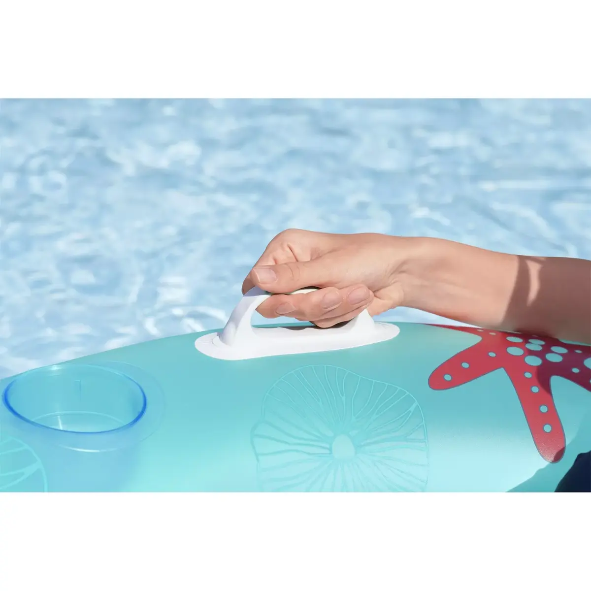 Inflatable Swimming Ring Bestway Coral Bliss 1.07x1.13 m Photo 10