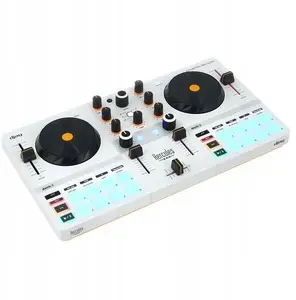 DJ kontrolieris Hercules DJ Control Mix Ultra — USB barošanas, kompakts 2 kanālu mikseris