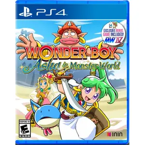 SEGA Wonder Boy: Asha In Monster World Standard Edition Video Game for Nintendo Switch and PlayStation