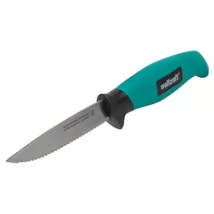 Utility knife Wolfcraft 4086000 fixed blade, blade length 9.5 cm, blister pack, 1 pc