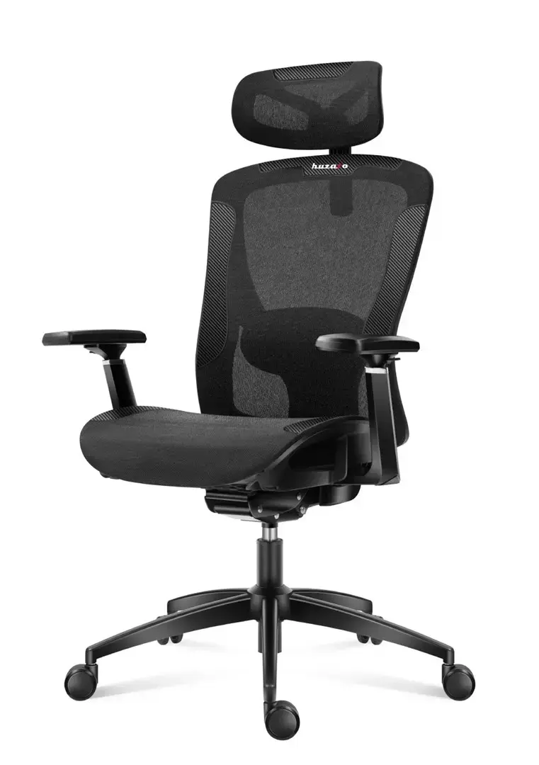Игровое кресло huzaro Combat 7.3 Black Mesh Photo 2