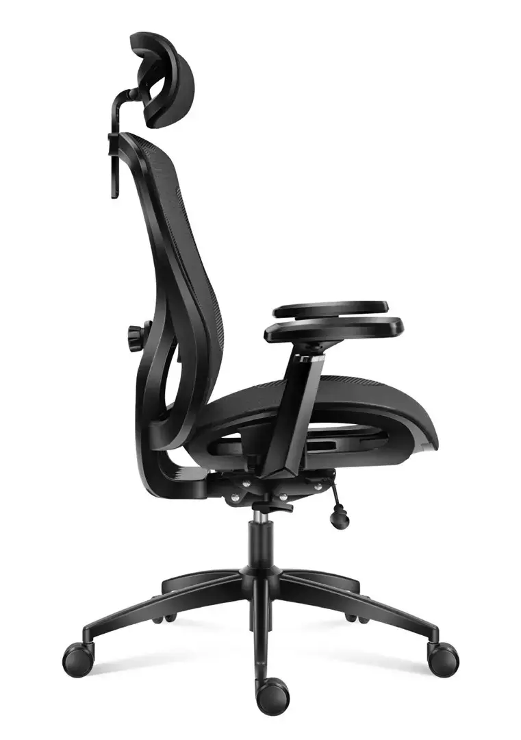 Игровое кресло huzaro Combat 7.3 Black Mesh Photo 4